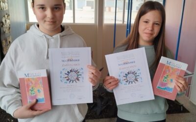 Literarno-likovni natječaj Poj riči materinske. Radovi naših učenica tiskani u zborniku…. 